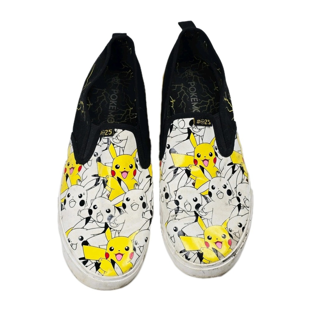 Size 12 -‎ Pokémon  GroundUP  Slip On Shoes Official 25th Anniversary Pikachu